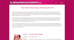 Desktop Screenshot of olderwomenyoungermen.org